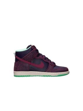 Nike‎ Dunk Hi Women's Size 8 Purple/ Animal Print x Patina Sneakers/Shoes